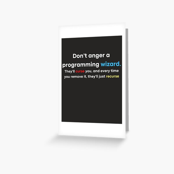 Programming Humor Greeting Cards for Sale