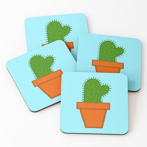 Item preview, Cactus-light blue background designed and sold by charmednight.