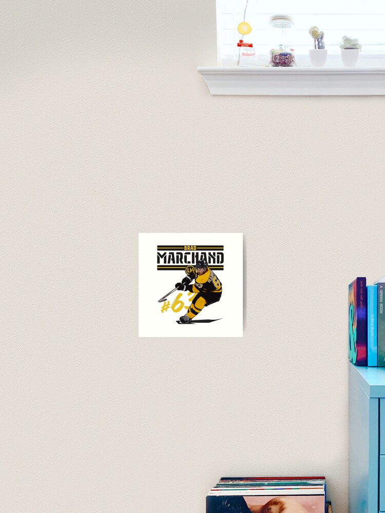 Brad Marchand Jersey Art Board Print for Sale by Taylorannjpg