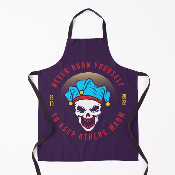 Item preview, Angry Purple Blue Red Hat Skull Clown With Evil Big Smile Illustration designed and sold by rukurustudio.