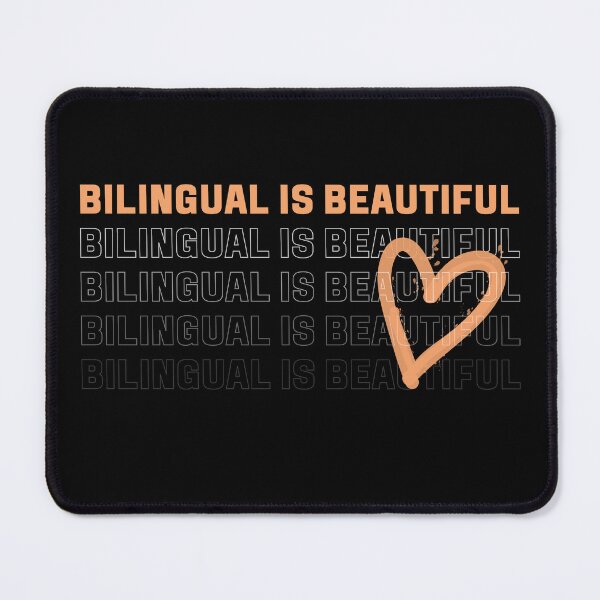 Item preview, Bilingual is Beautiful - heart designed and sold by multilingualaus.