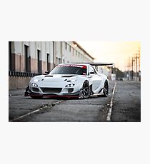 Widebody Mazda RX7 Photographic Print