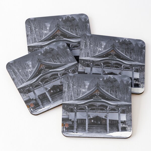 Item preview, Historical Togakure Shinto Shrine Temple Art Print - Night Color designed and sold by XIX361ART.