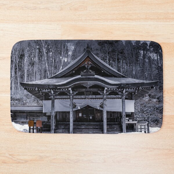 Item preview, Historical Togakure Shinto Shrine Temple Art Print - Night Color designed and sold by XIX361ART.