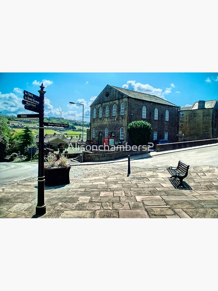 "Bottom Of Main Street Haworth" Sticker for Sale by Alisonchambers2