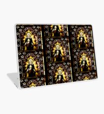 Blessed Virgin Mary with Halo of Stars Laptop Skin