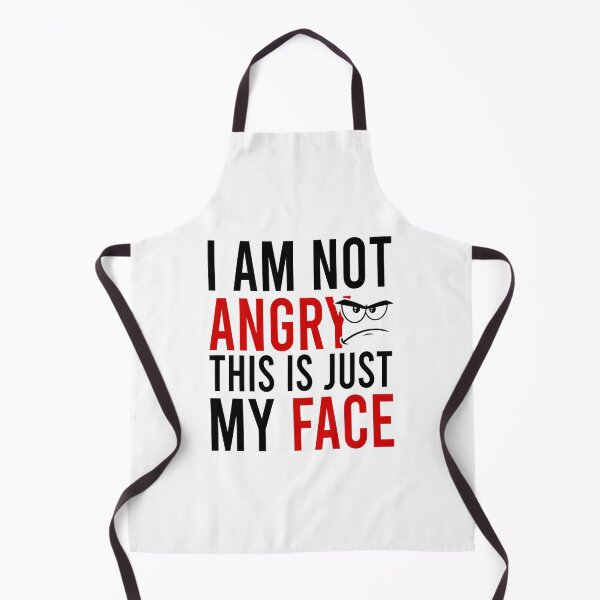 Item preview, I am not ANGRY this is just my FACE designed and sold by Bigilyy.