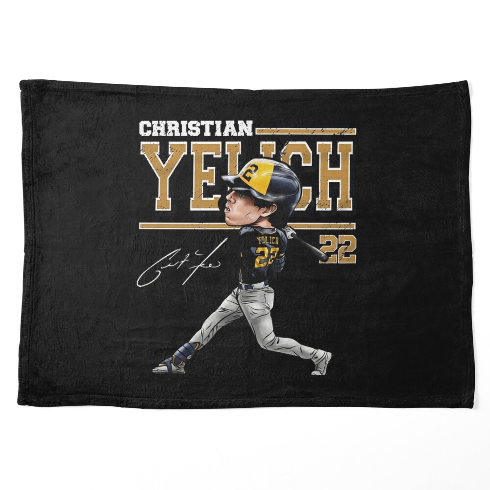 Christian Yelich during spring training Premium T-Shirt for Sale by  jennarortiz