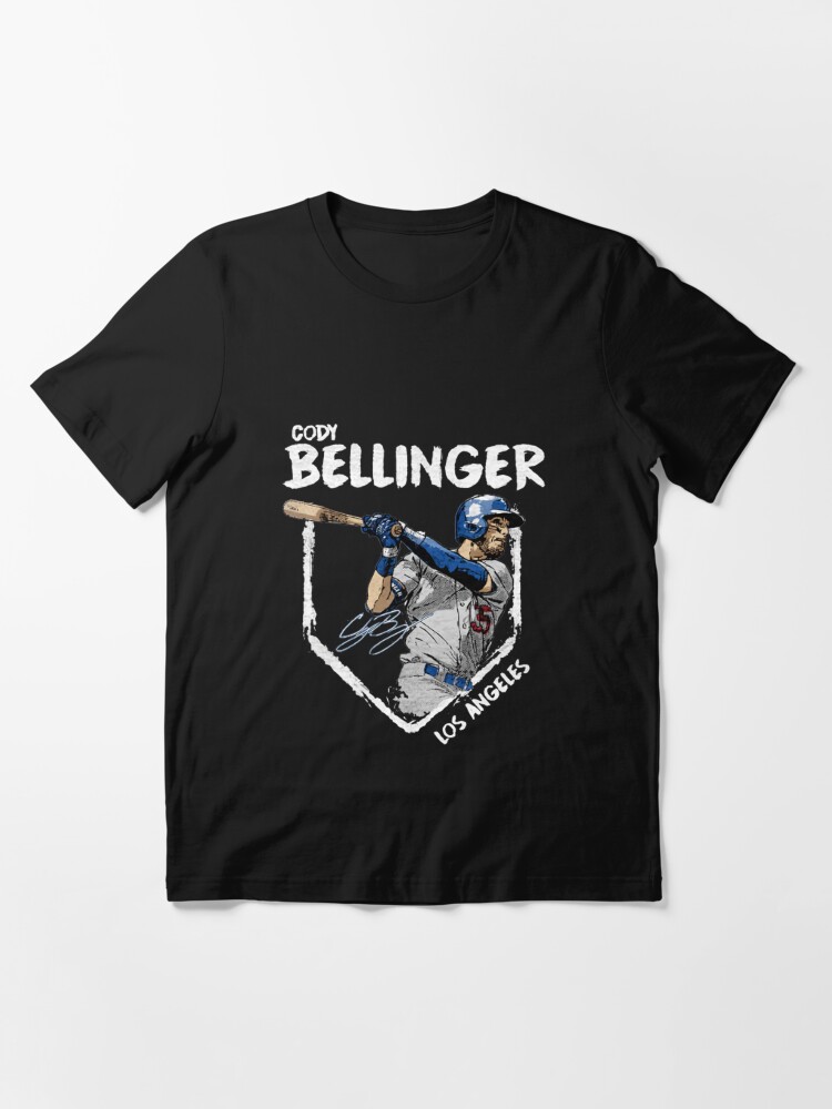 Buy the Majestic Men White Dodgers #35 Bellinger Jersey M