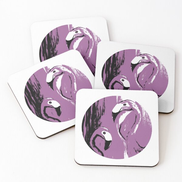 Item preview, Plum Flamingos designed and sold by hanNsneep.