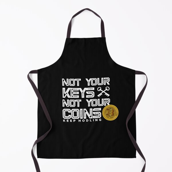 Item preview, Not your keys not your coins No.2 white designed and sold by angelisart.