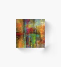 Urban Abstract Color 1 Acrylic Block