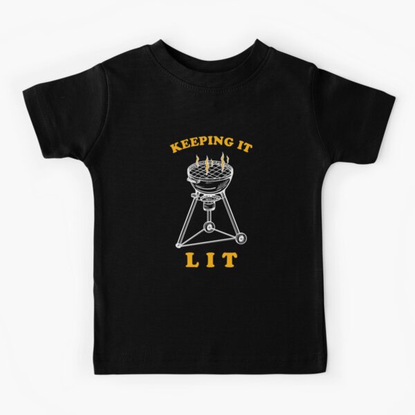 BBQ Keeping It Lit Kids T-Shirt