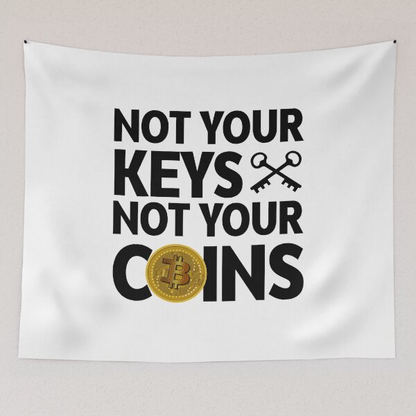Item preview, Not your keys not your coins No.3 designed and sold by angelisart.