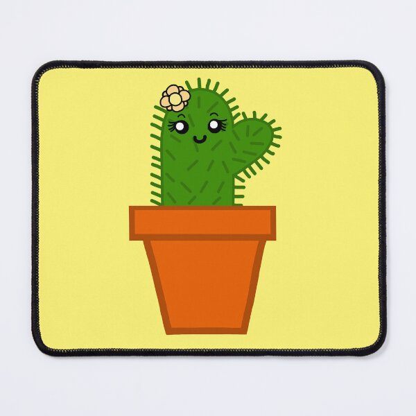 Item preview, Cute cactus-yellow background designed and sold by charmednight.