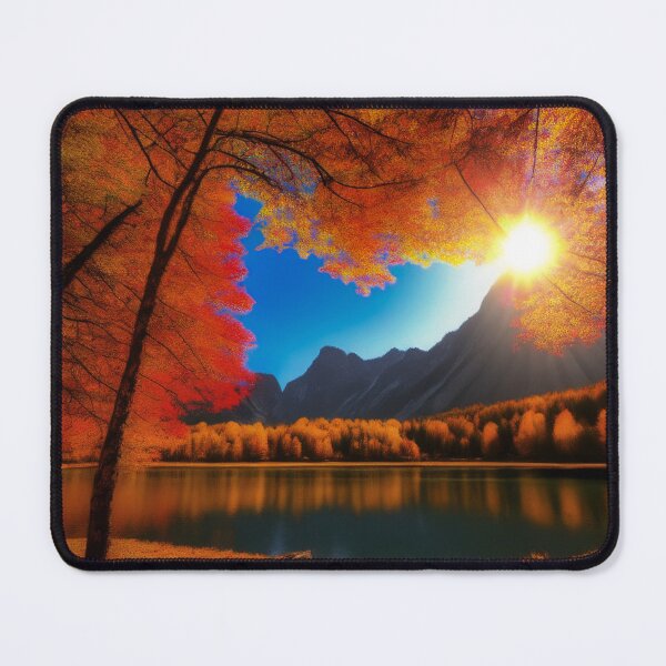 Item preview, Mountain Lake-Autumn designed and sold by OnigiriSuiko.