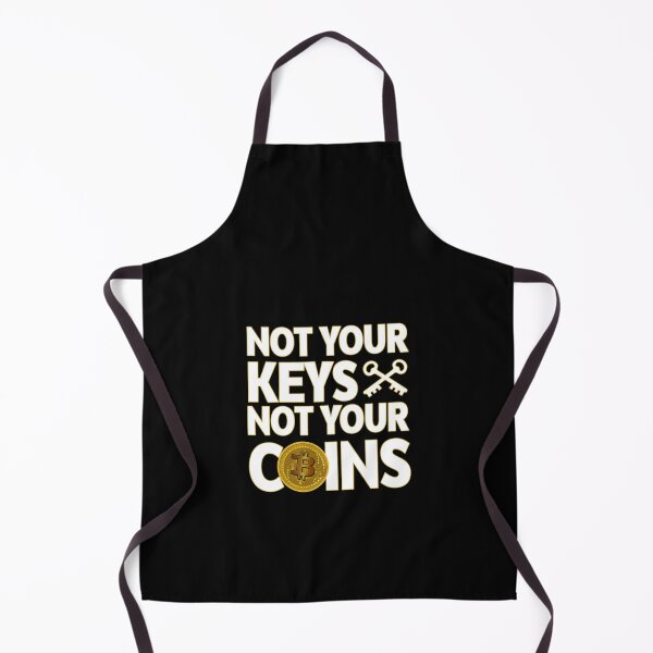 Item preview, Not your keys not your coins No.3 white designed and sold by angelisart.