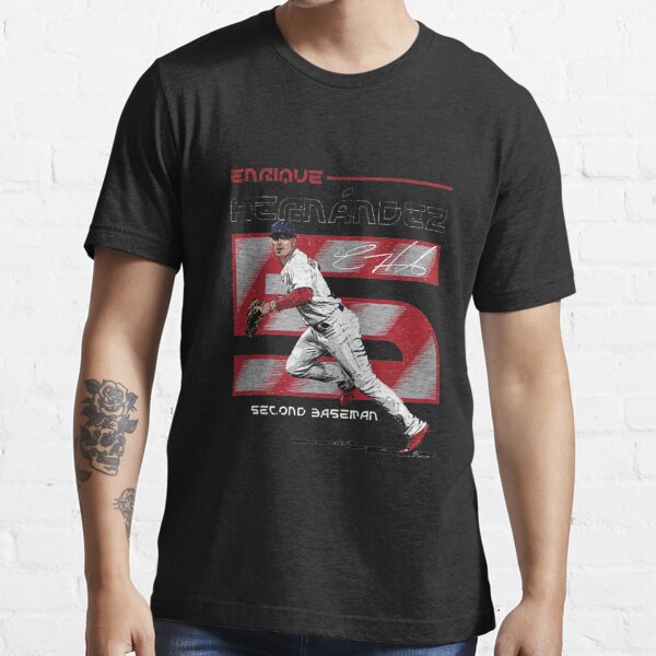 Official Enrique hernandez los angeles d cartoon baseball T-shirt