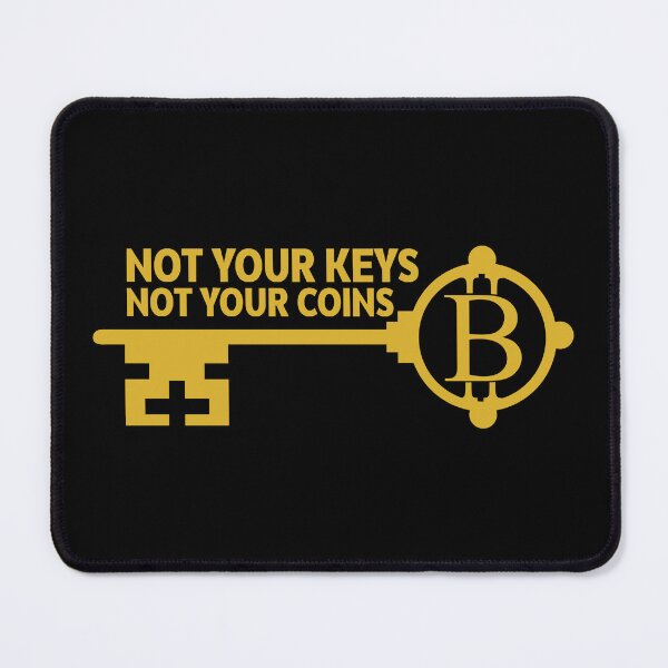 Item preview, Not your keys not your coins sticker No 2 designed and sold by angelisart.
