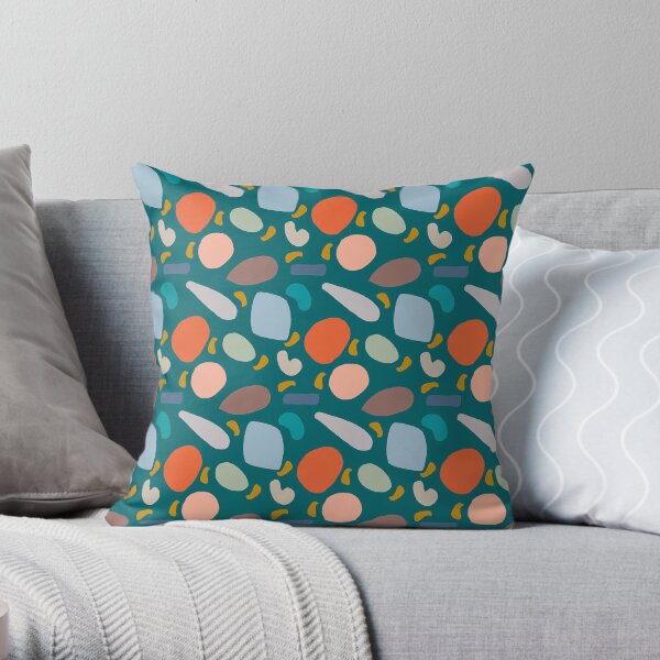 Flotsam & Jetsam - Blue Throw Pillow