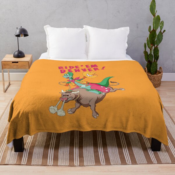 Item preview, Denver The Last Dinosaur ride Bull Funny Tee designed and sold by quickkaart.