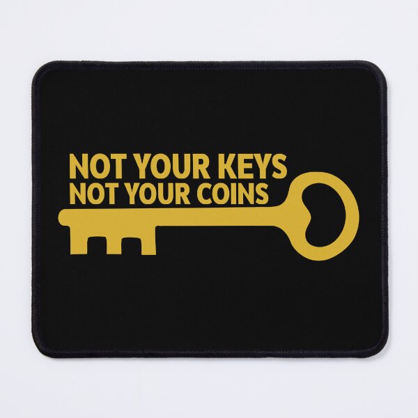 Item preview, Not your keys not your coins sticker No 3 designed and sold by angelisart.