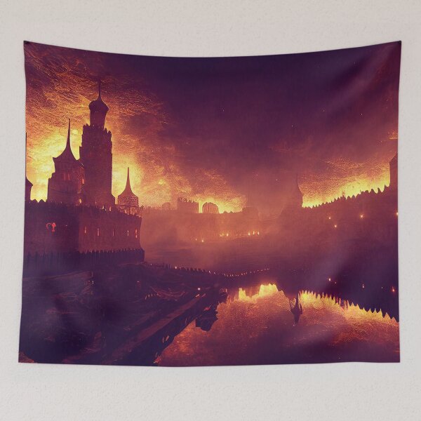 Item preview, Lake of Fire designed and sold by OccultDreams.