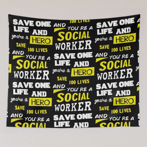 Item preview, A Hero And You're A Social Worker designed and sold by aryagiri.