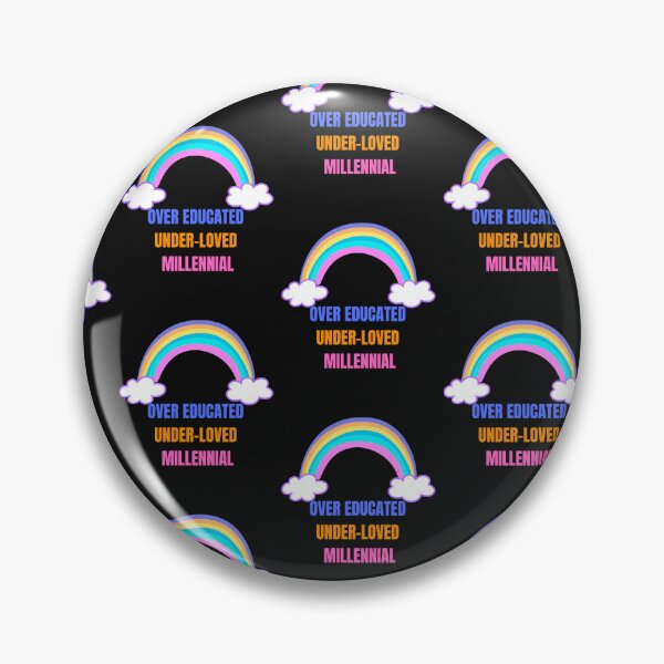 Item preview, Rainbow Unicorn Over-educated Under-loved Millennial designed and sold by Naomy-Designs.