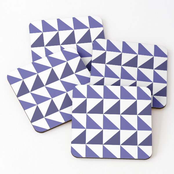 Item preview, Purple Blue Geometric Triangles designed and sold by Nisha Prabhu.
