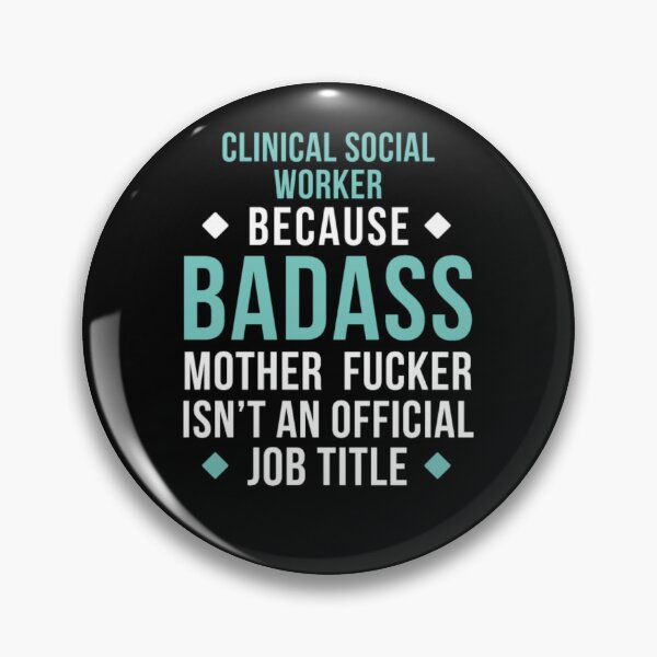 Item preview, Badass Clinical Social Worker Professions designed and sold by aryagiri.