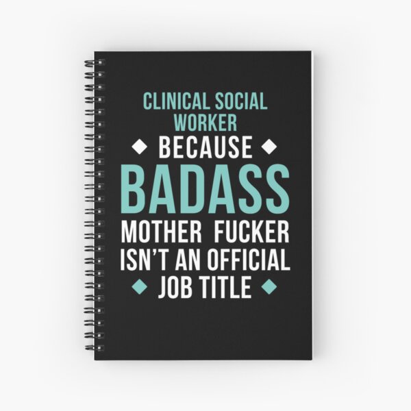 Item preview, Badass Clinical Social Worker Professions designed and sold by aryagiri.