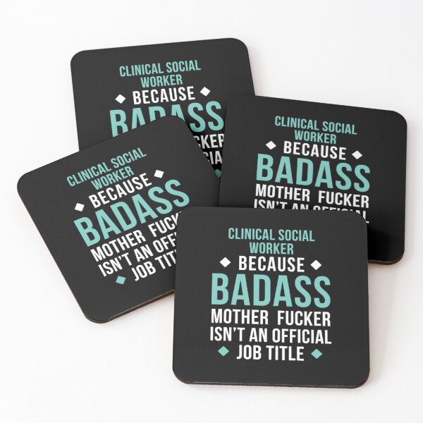 Item preview, Badass Clinical Social Worker Professions designed and sold by aryagiri.