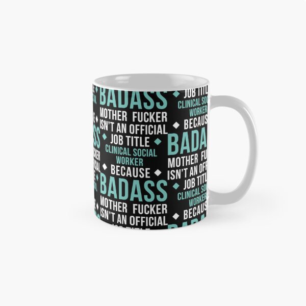 Item preview, Badass Clinical Social Worker Professions designed and sold by aryagiri.