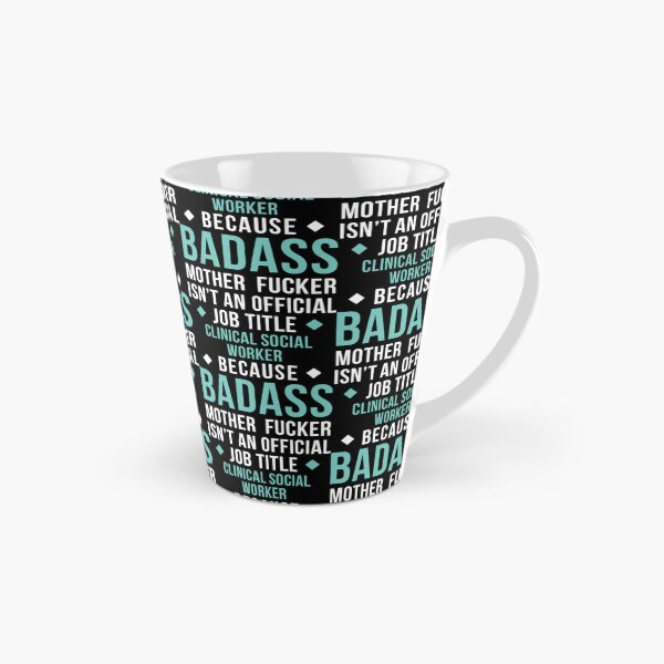 Item preview, Badass Clinical Social Worker Professions designed and sold by aryagiri.