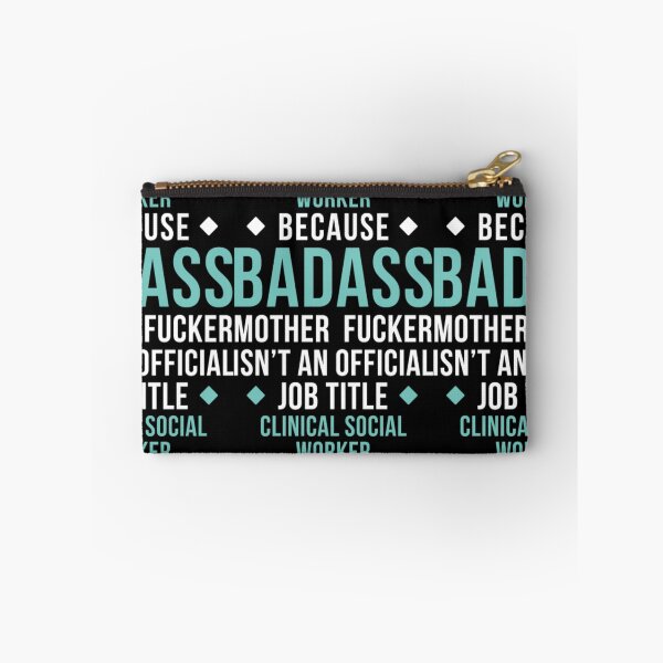 Item preview, Badass Clinical Social Worker Professions designed and sold by aryagiri.