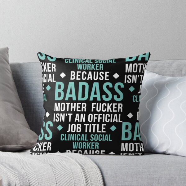 Item preview, Badass Clinical Social Worker Professions designed and sold by aryagiri.