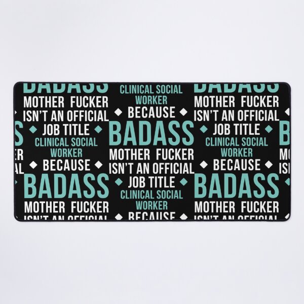 Item preview, Badass Clinical Social Worker Professions designed and sold by aryagiri.