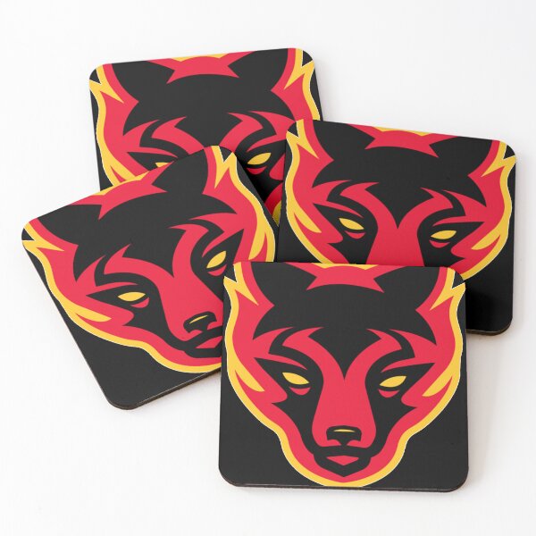 Item preview, Flame Wolf Sports Mascot Logo Illustration designed and sold by JasonJohnson3.