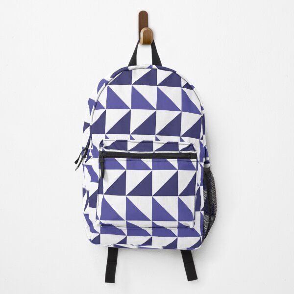 Item preview, Purple Blue Geometric Triangles designed and sold by Nisha Prabhu.