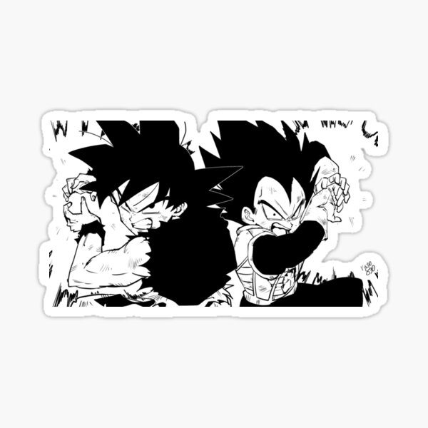 Item preview, Goku and Vegeta designed and sold by Peponji.