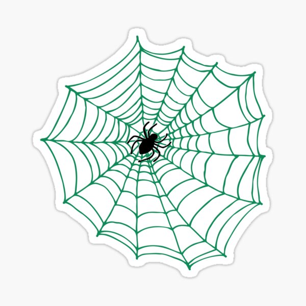 Item preview, Spider Web Pattern - Black on Green - Spiderweb pattern by Cecca Designs designed and sold by Cecca-Designs.