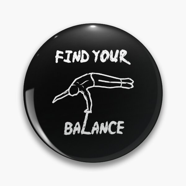 Item preview, Handbalancing "Find your balance" handstand human flag designed and sold by EnzoVectorism.