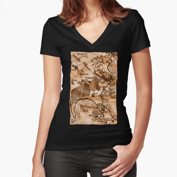 Fitted V-Neck T-Shirt