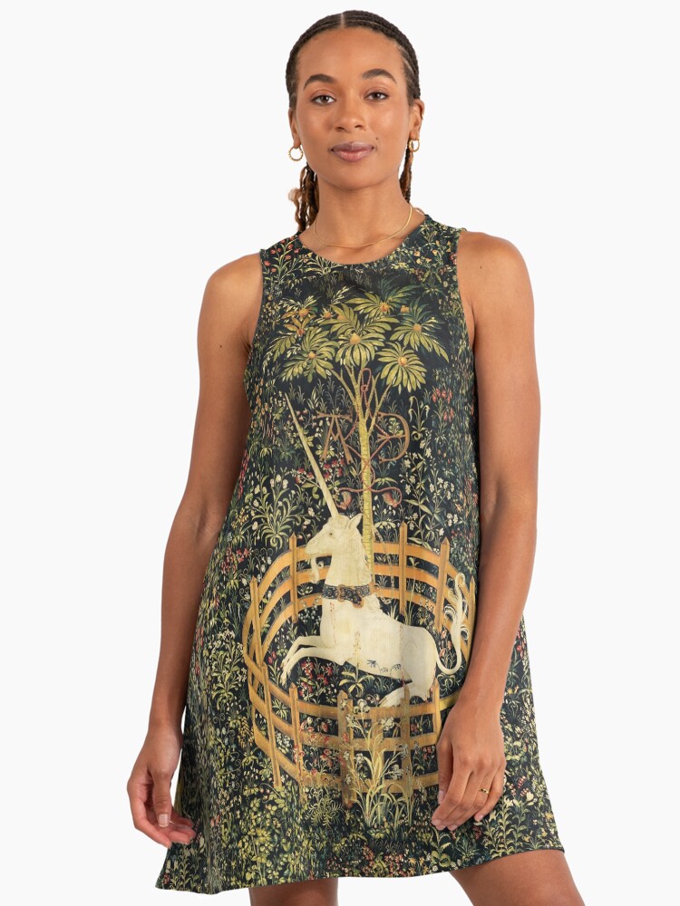 green unicorn dress Girls Mint Green Unicorn Dress main image 1