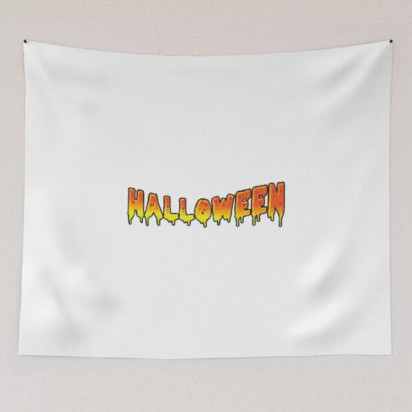 Item preview, happy halloween written in a fiery way designed and sold by JAG2B.