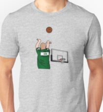 Bird 3-Point Warm Up Shoulder Cannon Unisex T-Shirt