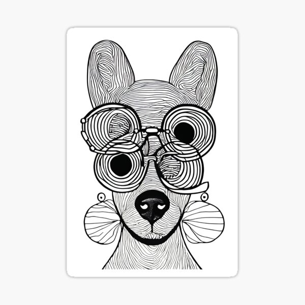 Item preview, DOG | Meet Miss Lolita, she's an artist, and a dog designed and sold by myfrenchunicorn.