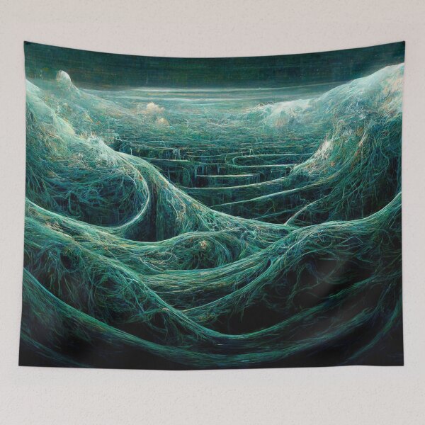 Item preview, Data Deluge - Maze In Ocean designed and sold by Staibshine.