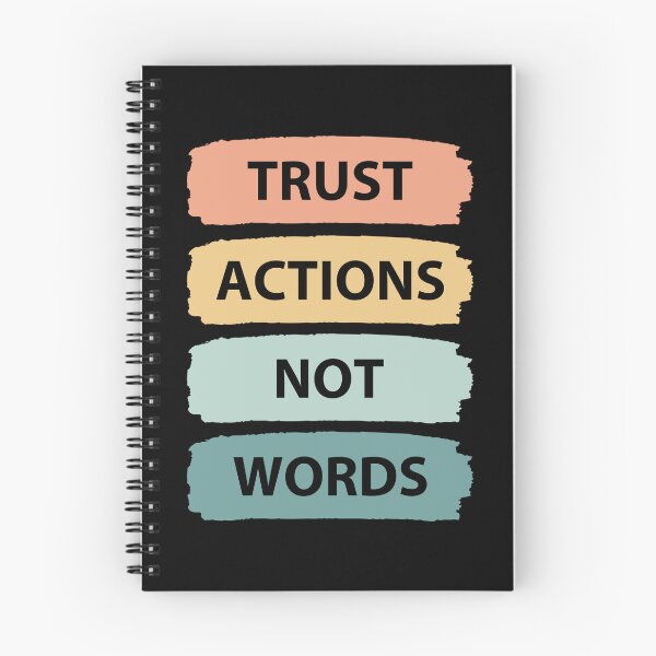 Item preview, Trust actions not words designed and sold by MOONINSPIRATION.